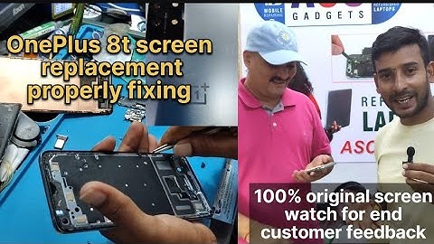 oneplus 8t screen replacement 100% original super amoled display watch for end customer #oneplus ASC