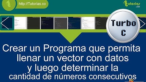 arrays – turbo C (cantidad de numeros consecutivos)