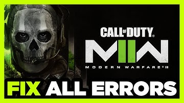 FIX COD MW2 Crashing, Freezing, Not Launching, Stuck & Black Screen