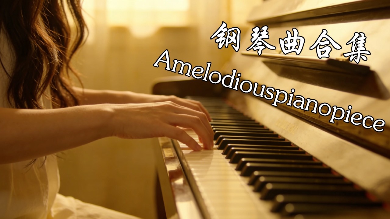 非常好听👍听1小时悠扬的钢琴曲，放松身心，舒缓解压，和周末很搭【睦芯钢琴】