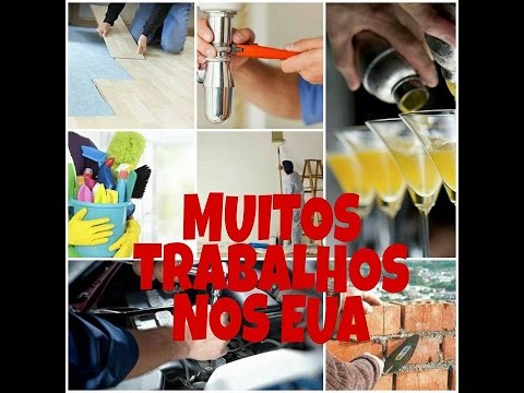 TRABALHOS FACEIS DE CONSEGUIR NOS EUA / PARA RECEM CHEGADOS TAMBEM - YouTube