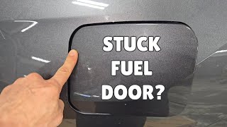 How To Open (and fix) a Stuck Fuel Door - in 3 minutes!