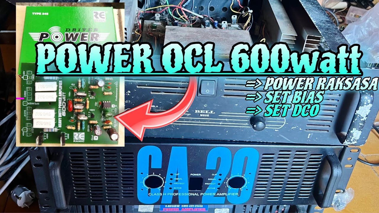 REVIEW POWER RAKSASA 600WATT | CARA SETTING DCO BIAS
