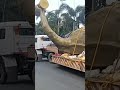 Giant Messi Statue Taken Down After Swaying in High Winds 😳🌬️ #messi #worldcup2026 #india