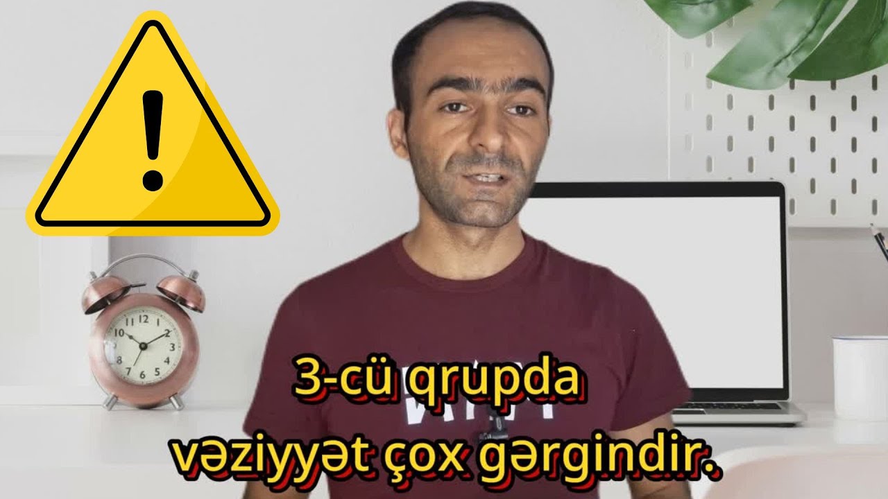 3-cü qrupda vəziyyət gərgindir | İxtisas seçimi @Ferid_Ibrahimli