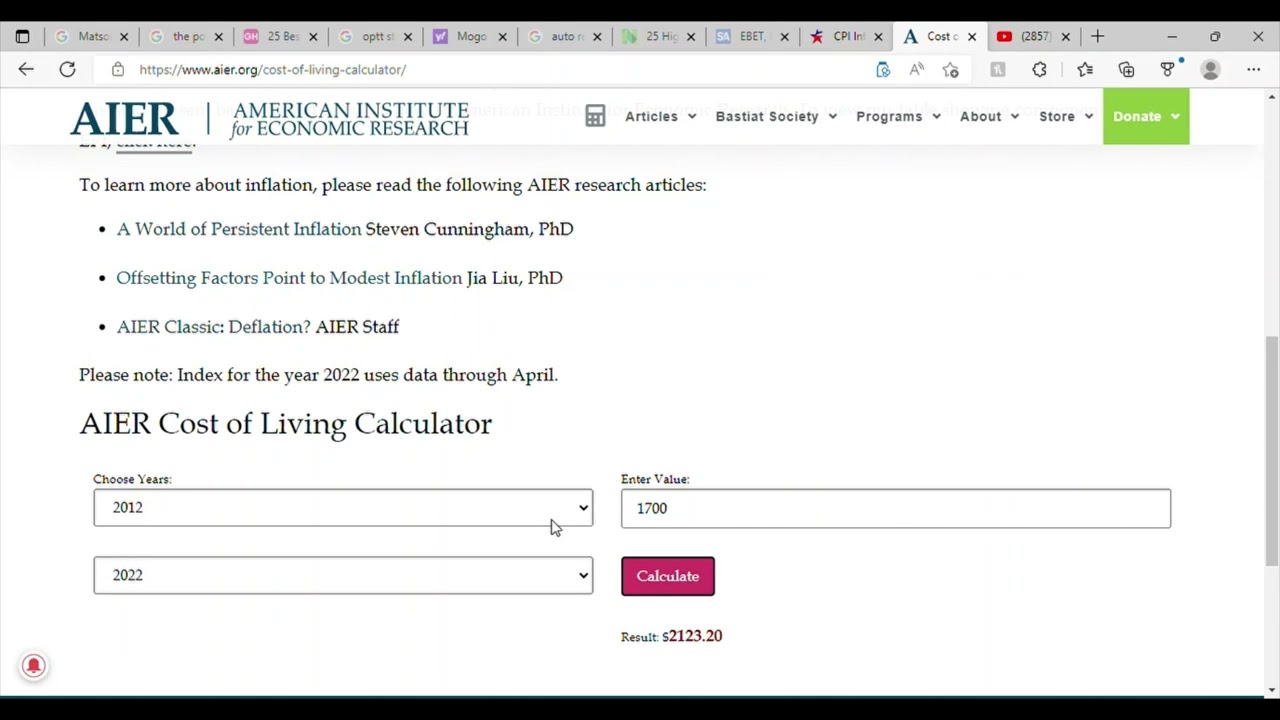 Cost of Living Calculator