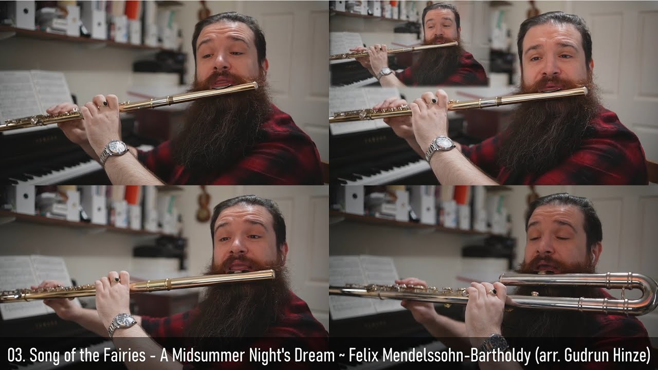 Song of the Fairies - A Midsummer Night's Dream ~ by Felix Mendelssohn // FLUTE COVER //