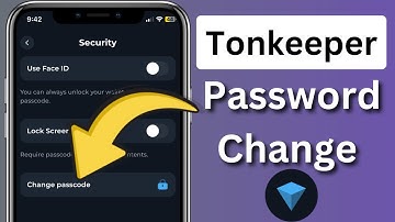 How To Password Change in Tonkeeper (2024)
