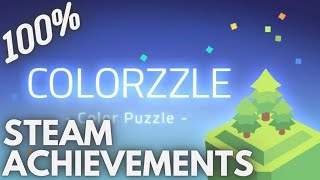 [STEAM] 100% Achievement Gameplay: Colorzzle [SOLUTIONS]