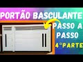 Como fazer um portão basculante passo a passo, (4° parte)