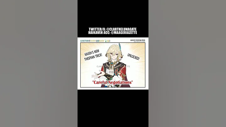 🌱🏛 #haikaveh - Kaveh's Thespian Trick