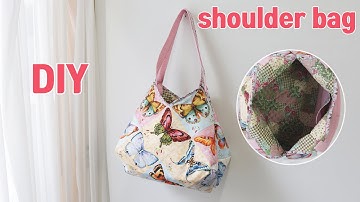DIY Making a 22-piece quilted piece bag/Make a shoulder bag/sewing DIY