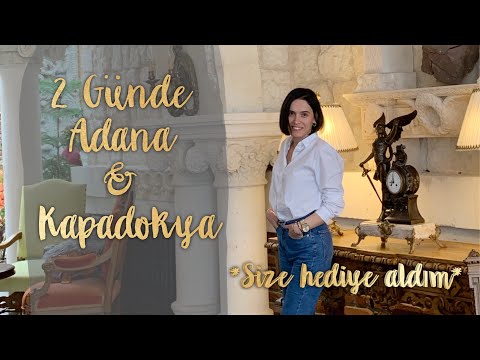 Vlog | 2 Günde Adana ve Kapadokya. Size Hediyeler Aldım,Çekiliş