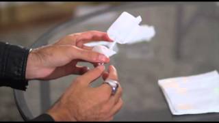 How To Fold A Napkin Rose by Alex Pandrea