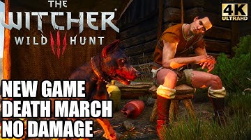 【4K】The Witcher 3 Wild Hunt : No Damage Walkthrough - Part 4 Missing In Action