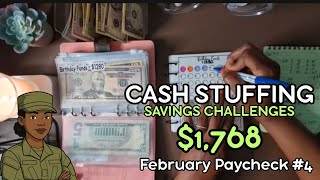 Cash Stuffing • $1,768 | 2026 Savings Challenges | Goal $70,000 
