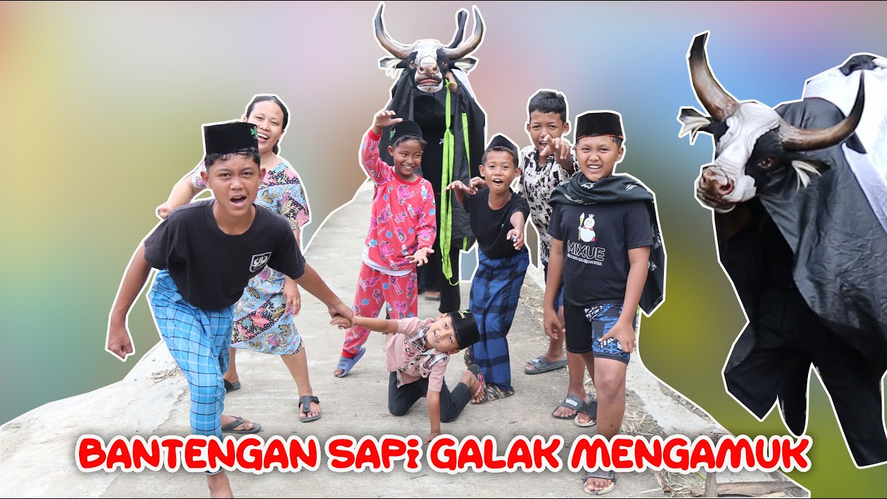 BANTENGAN SAPI GALAK MENGAMYK | DIKEJAR BARONGAN 3 - Cinematic Komedi [ Dijamin ngakak poll ]