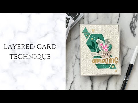 Layered Card Technique - Global Stampin Video Hop