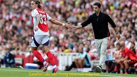 Calafiori's debut in Arsenal and Lyon's Emirates Cup 2024-2025 shirt #arsenal #calafiori