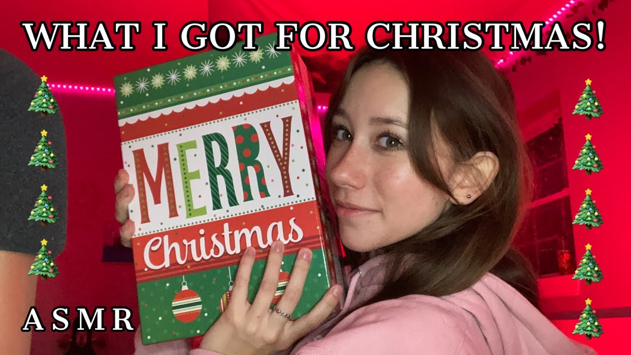 ASMR | what I got for CHRISTMAS! 🎄