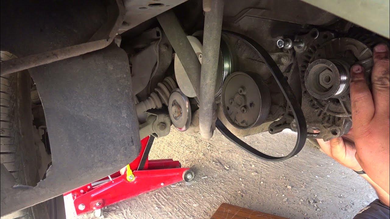 Фольксваген транспортер как снять генератор Volkswagen Transporter T4 Removal and installation of diesel engine