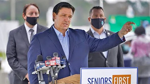 Florida Gov. Ron DeSantis speaks on Piney Point reservoir breach