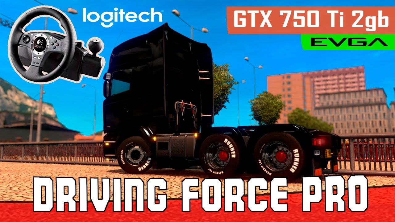 German Truck Simulator+Logitech G27 (É assim q se joga jogo de caminhao)