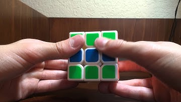How to do the checkerboard and flower pattern on a Rubik