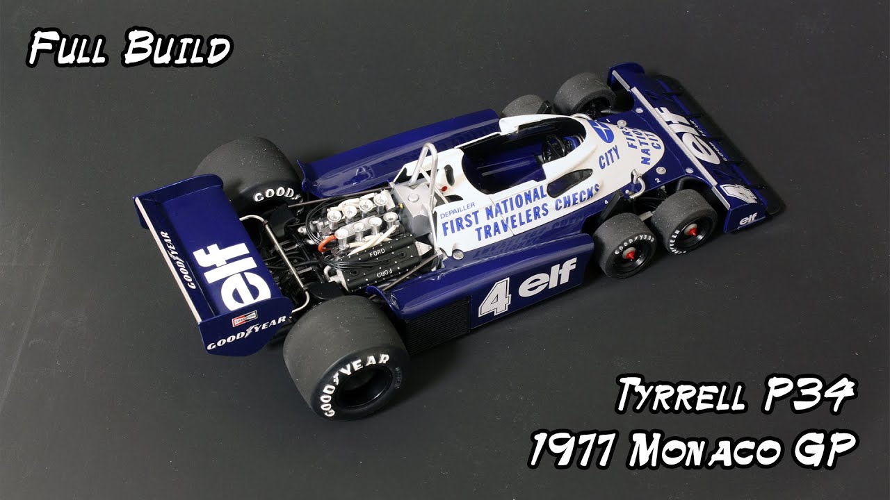 Full Building  1/20 Tyrrell P34 Step by step  (フルビルティレルP34 1/20ステップバイステップ)