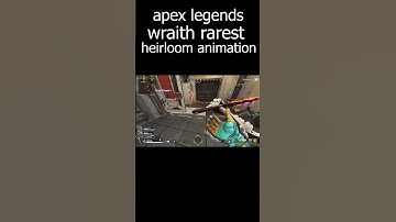 apex legends wraith rarest heirloom animation 🤯 #apexlegends