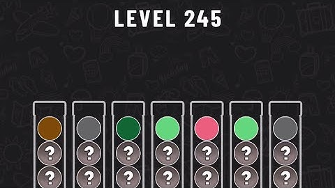 Ball Sort Puzzle Level 245 #ballsortpuzzle #ballsortpuzzlegameplay #puzzlegame #mobilegames