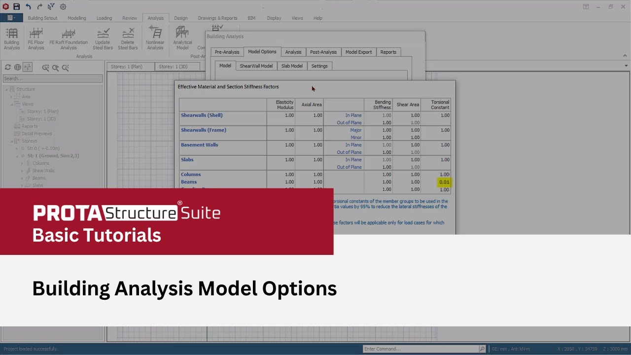 13 – Building Analysis Model Options - YouTube