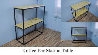 Mudah & Ringkas Membuat Sudut Meja Bar Kopi, Coffee Bar Station Table