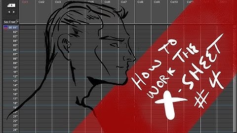 Opentoonz Tutorial - How to Work The X-Sheet 4