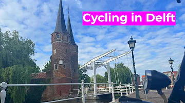 Through Delft on a Sunny Day | Dutch POV Cycling