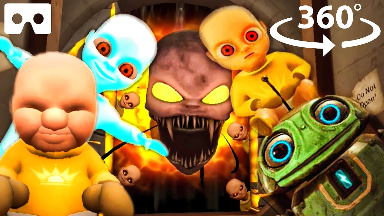360° Where Did the BLACK CAT Go? Baby In Yellow VR FULL GAME YouTube
