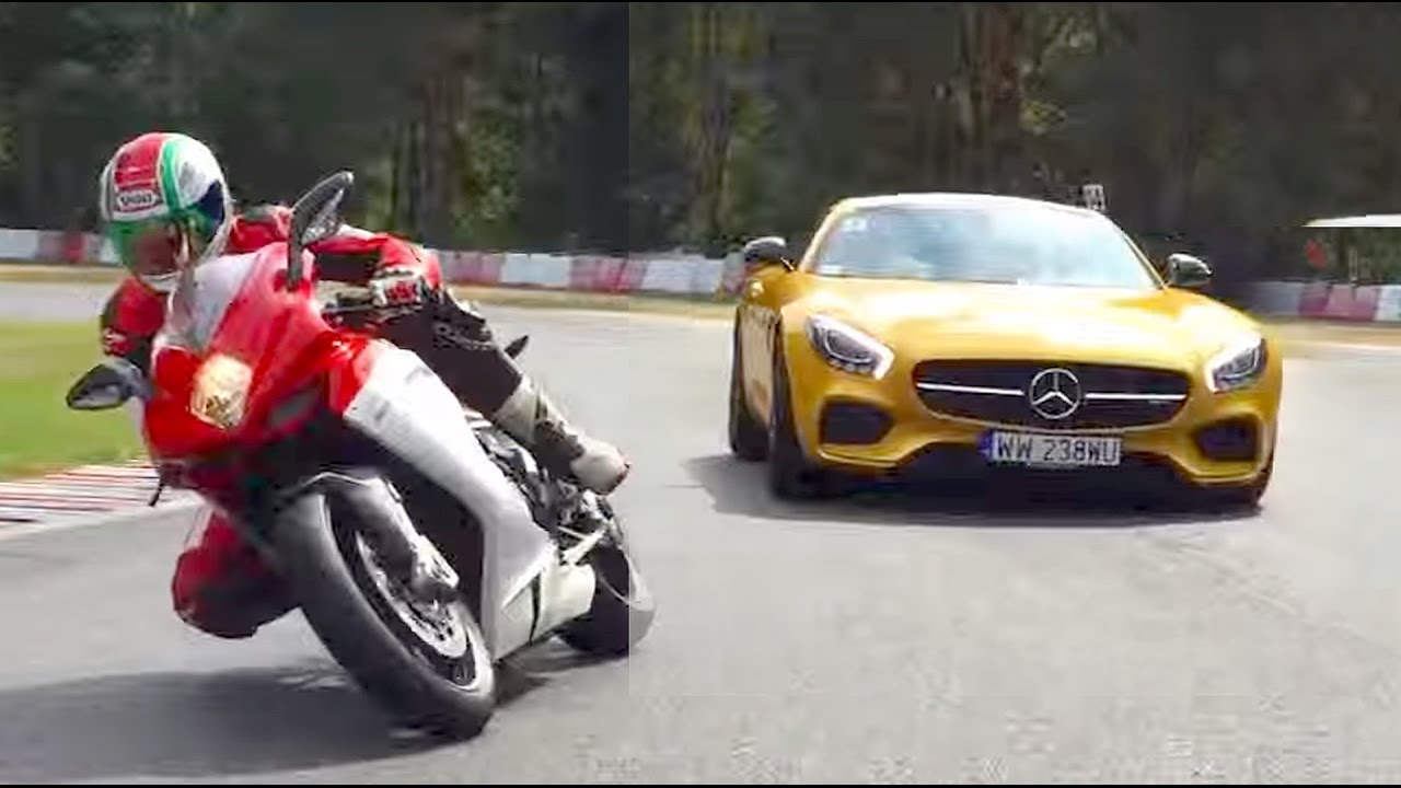 MV Agusta F3 800 Vs. MercedesBenz GT S AMG wyścig co