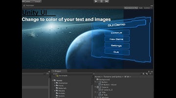HOW TO CHANGE UI COLOR IN UNITY