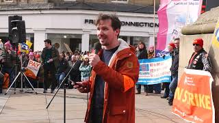 Dr Stuart Maitland British Medical Ociation Pay Rally Newcastle March 2023