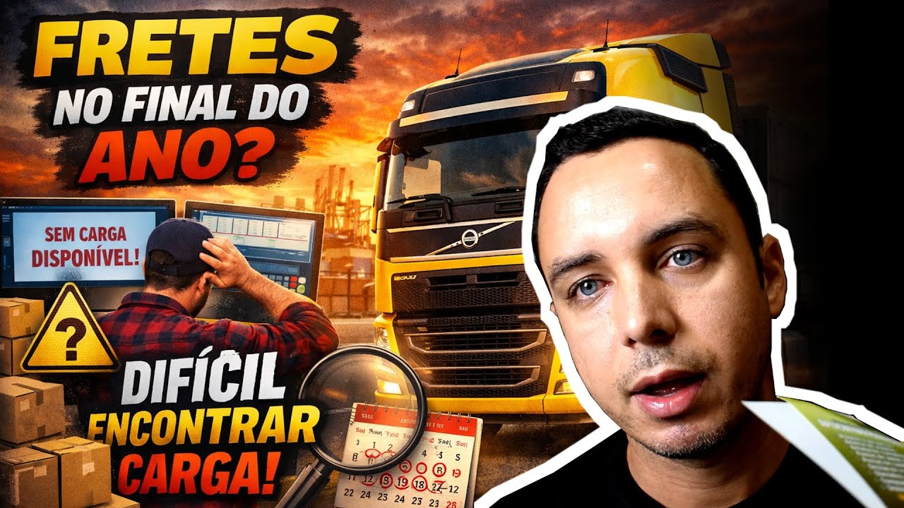 😱 E AGORA? Fim de ano NÃO TEM FRETES (Como pagar as contas?) | Caminhões e Estradas
