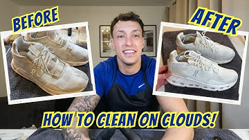 How to clean & restore trainers On Cloud running trainers using reshoevn8er & washing machine ASMR
