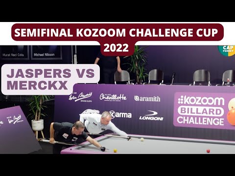 JASPERS vs MERCKX semifinal Kozoom Challenge Cup 2022 - billard 3C