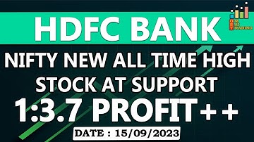 INTRADAY TRADING TARGET ACHIEVE IN 30min || HDFC BANK || RR 1:3.7 PROFIT #stockmarket #intraday