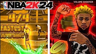 BEST JUMPSHOT FOR TALL GUARDS IN NBA 2k24!!! BEST CURRENT GEN 6'7 JUMPSHOT IN SZN 6