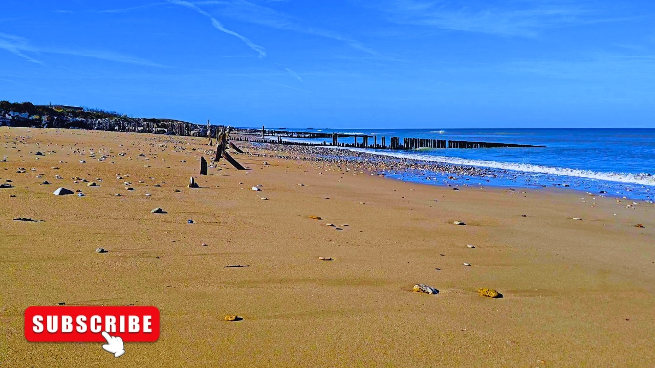 Endless North Sea Waves – 1 Hour Pure Nature Ambience (Normandy Coast)