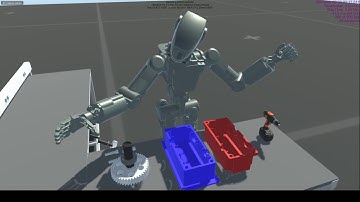 Example of object recognition and grasping