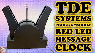 TDE Systems Programmable Led Message Clock (TDE Systems Programmable Message Clock) (Message Clock)