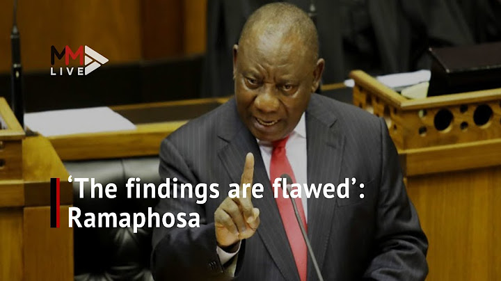 'The report is fundamentally flawed': Ramaphosa hits back at public protector's findings