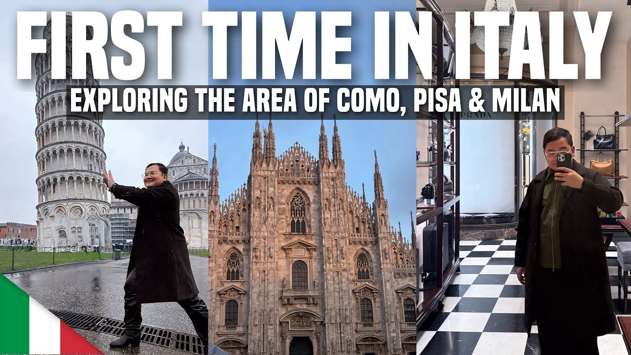 FIRST TIME in ITALY: Exploring Como, Pisa & Milan 🇮🇹 | Ivan de Guzman