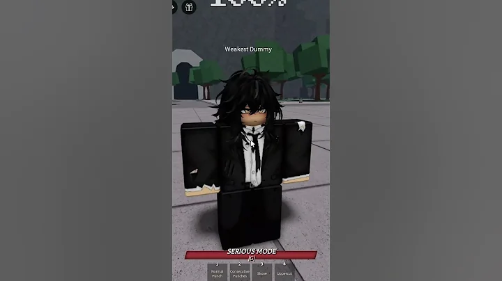 weakest dummy looks a little different 💀 #tsb #thestrongestbattlegrounds